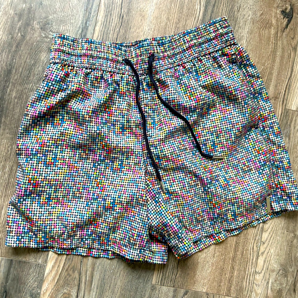 Jared Lang men’s swim trunks multicolor size small